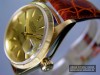 Rolex Datejust 18 K. Gelbgold-Krokoband