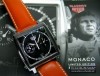 HEUER Monaco "Re-Edition" in Edelstahl. limitiert