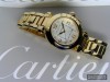 Cartier " Pasha medium " in 18 K. Gelbgold.