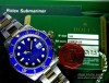 ROLEX SUBMARINER LB Stahl & Gold " blau "