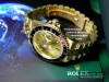 ROLEX GMT-Master II Gelbgold, Rubin & Dia-Blatt