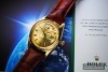 ROLEX Vintage "DAY-DATE" Plexi in yellowgold