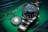 ROLEX EXPLORER I in stainless steel & yellowgold